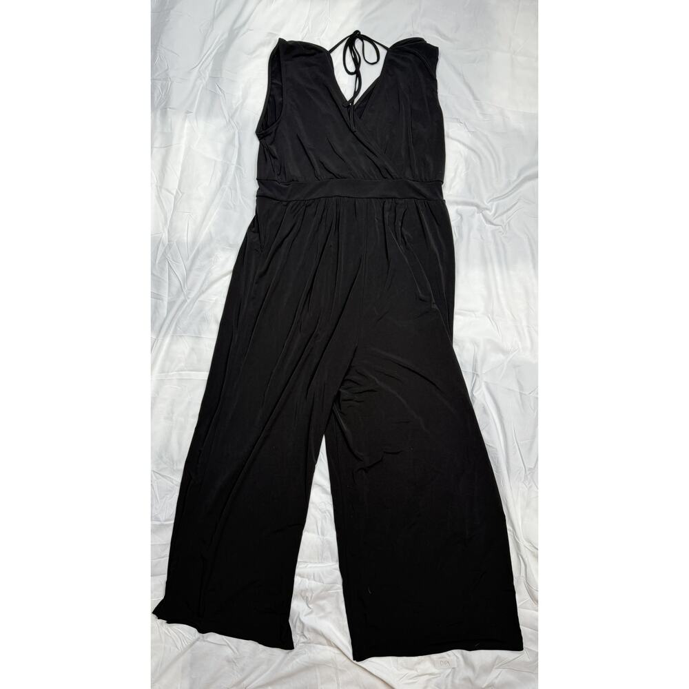 Torrid Jumpsuit Stretchy Sleeveless Black Size 2 - Picture 3 of 4